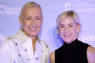 Chris Evert and Martina Navratilova at the WTA Finals